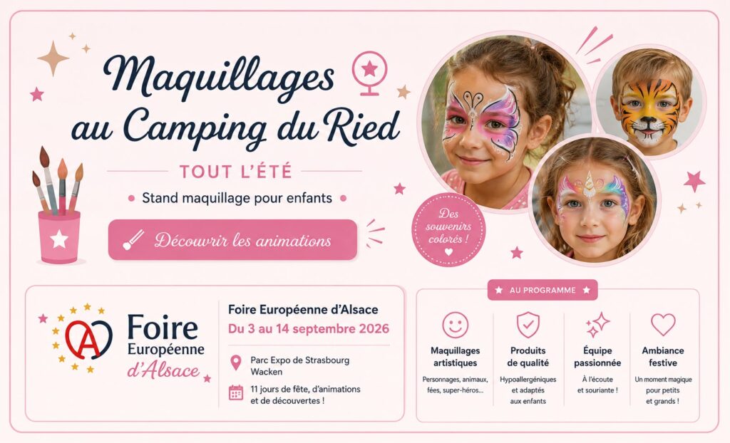 Bannière ordinateur camping du ried / foire européenne