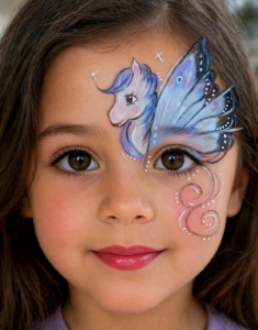 photo book papillon cheval bleu