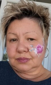 photo fanny maquillage fleur