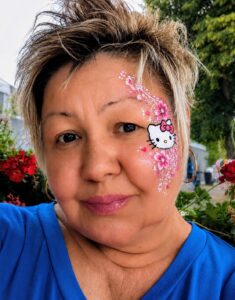 photo fanny maquillage hello kitty