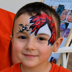 Maquillage spider man et araignée